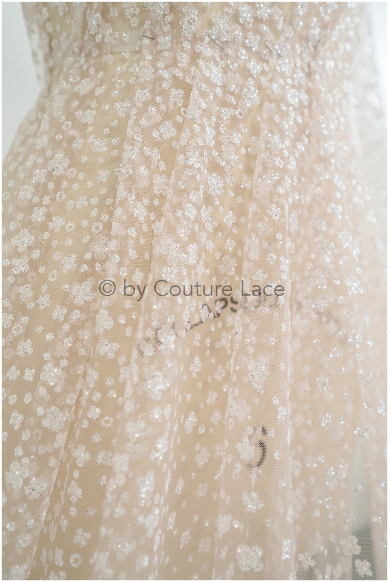 glitter fabric for gown