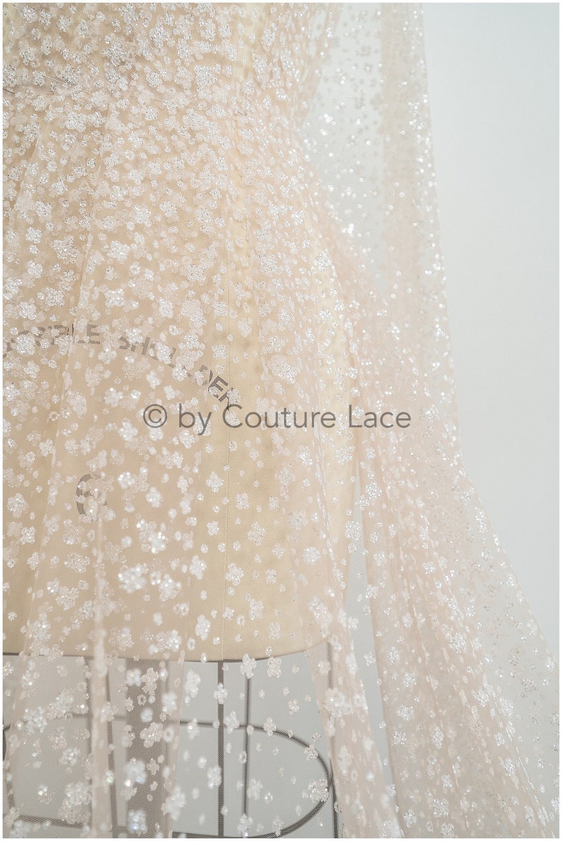 glitter fabric for gown