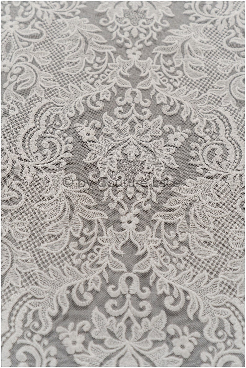 Ornate Bridal Lace Fabric Oriental Bridal Lace Fabric Etsy