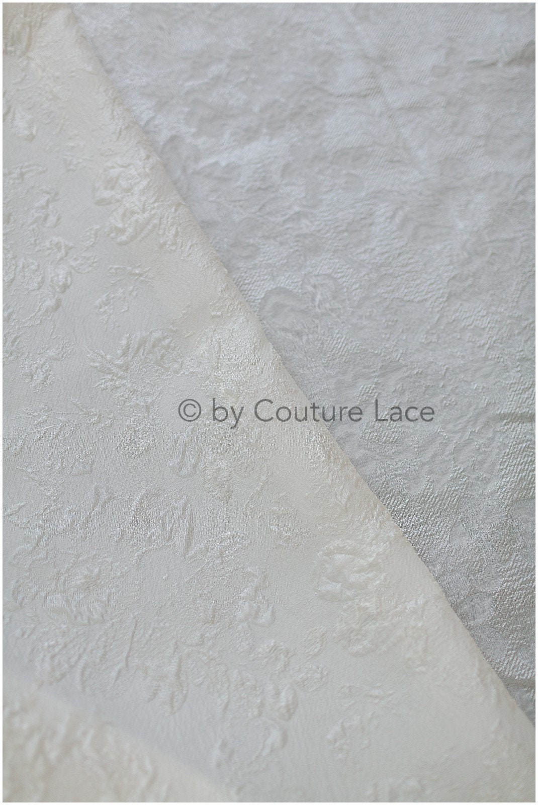 R035 // Bridal Brocade Fabric Cream Lightweight Brocade Etsy Australia