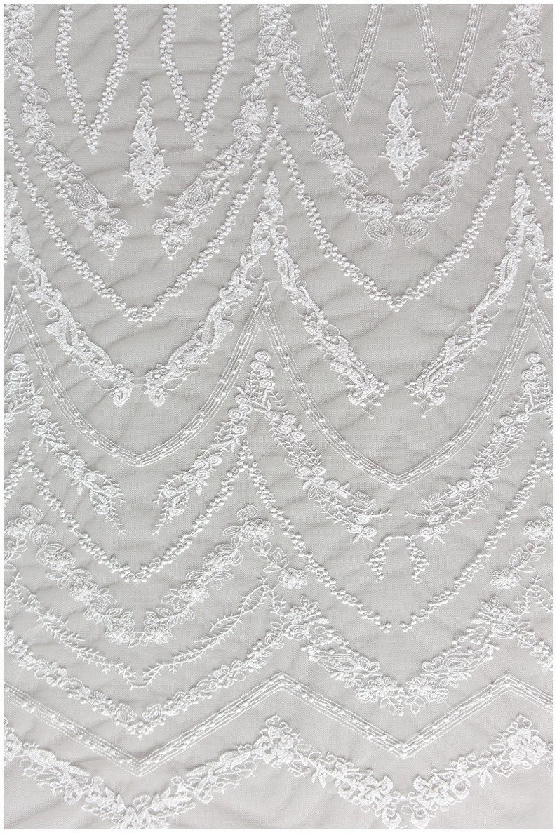 Beaded bridal lace fabric lace fabric bridal lace fabric Etsy
