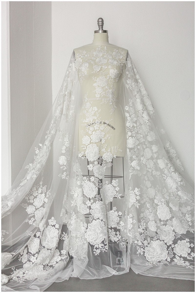 ebure circle lace flower dress