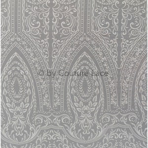 L19-050 // Oriental lace fabric, wedding lace fabric, bridal ornate lace, Couture Lace, australian bridal dress designer lace, wedding dress image 8