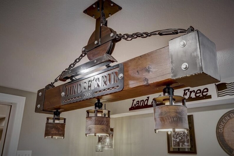 pulley pool table light