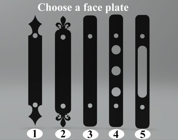 Interchangeable Face Plate for Barn Door Handle - Etsy