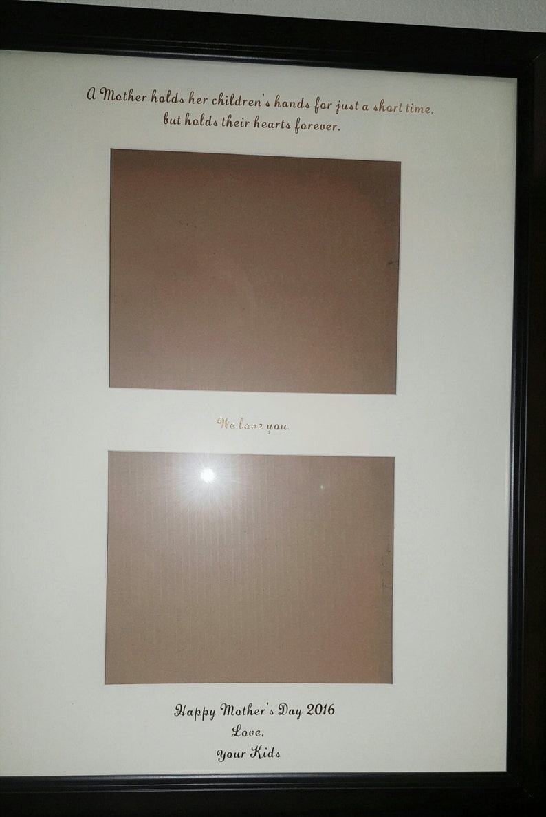 Personalized Double 8 X 10 Inch Picture Frame Image 0