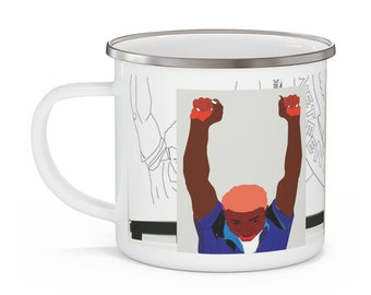 Juneteenth Enamel Mug