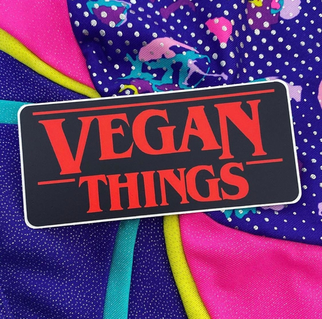 VEGAN THINGS STICKER - Lap Top Water Bottle Decal Bumper Stickers - W…