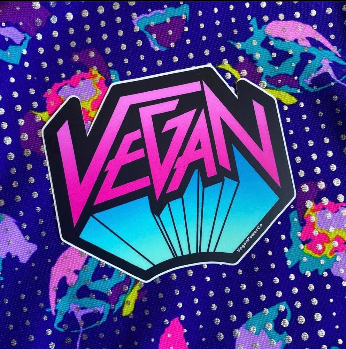 VEGAN METAL STICKER 80s Rocker Band Logo Style Vinyl Decal - Etsy