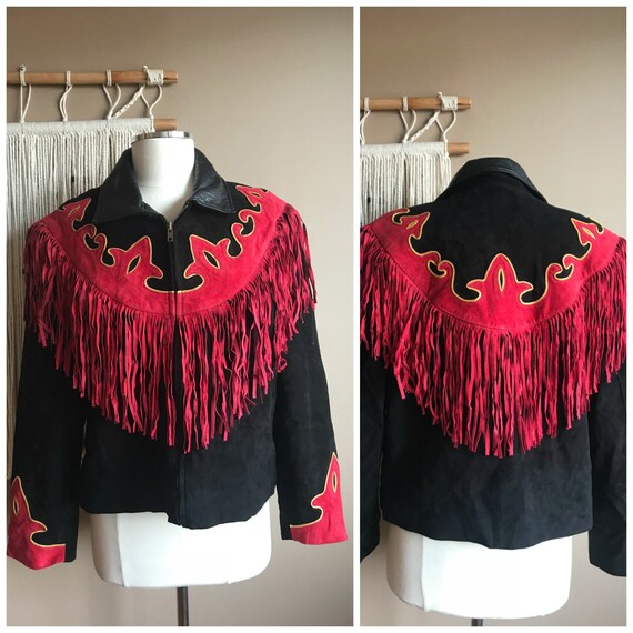 Retro Fringe Western Dress Jacket with Fringe Flam