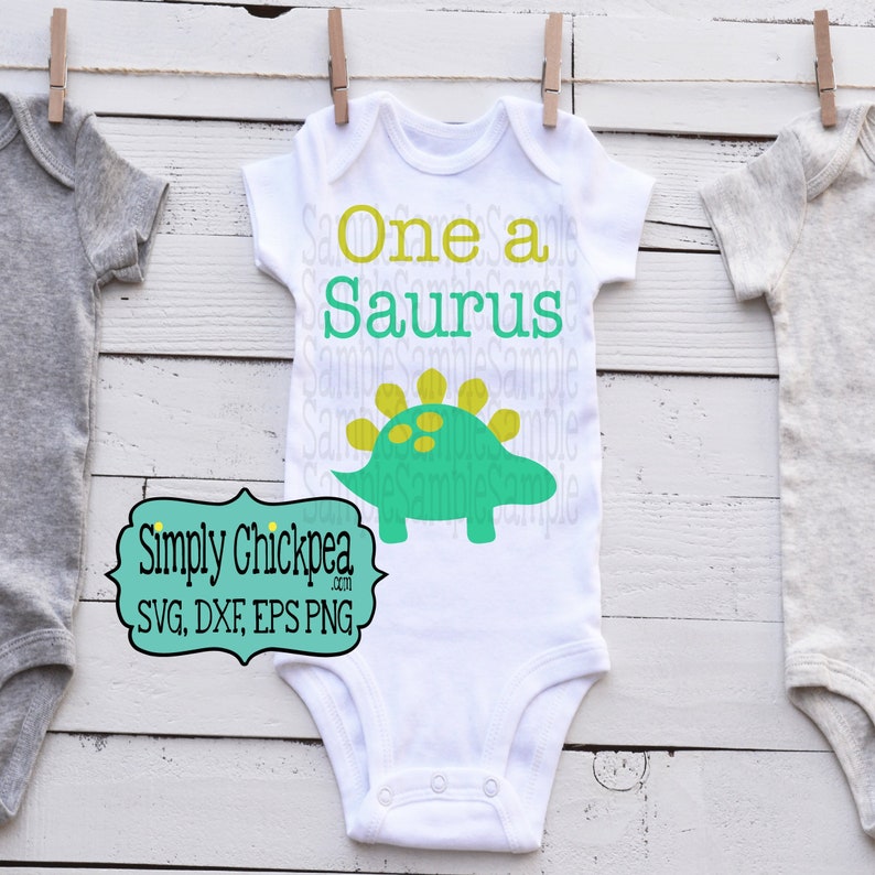 Download One a Saurus SVG First Birthday svg dinosaur birthday | Etsy