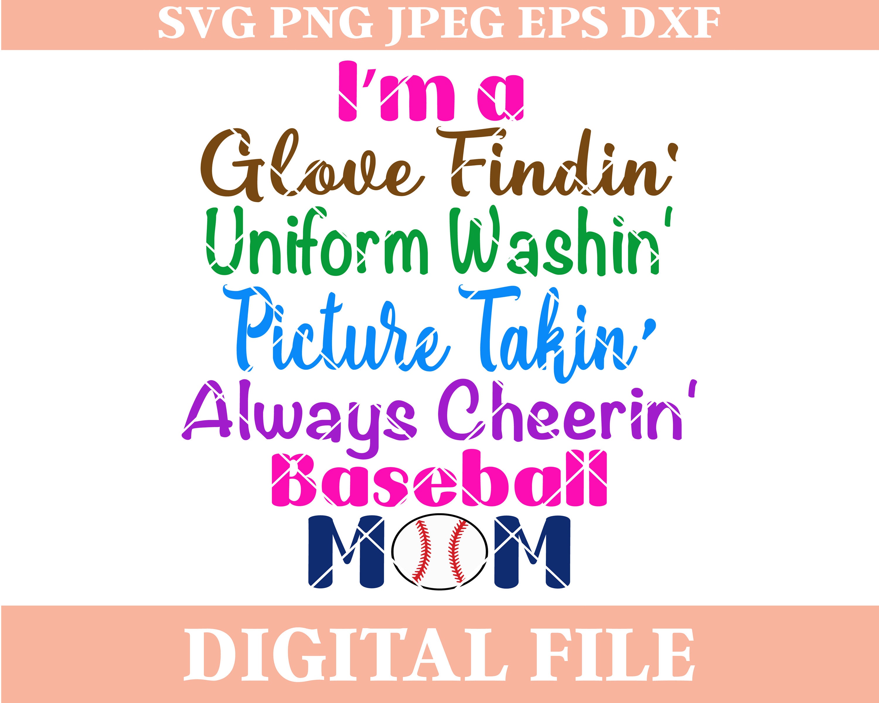 Baseball Uniform Pattern - Etsy