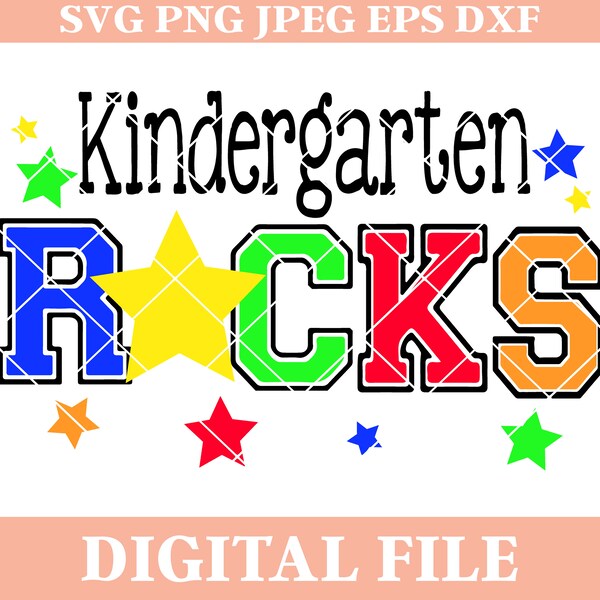 Kindergarten Rocks - Etsy