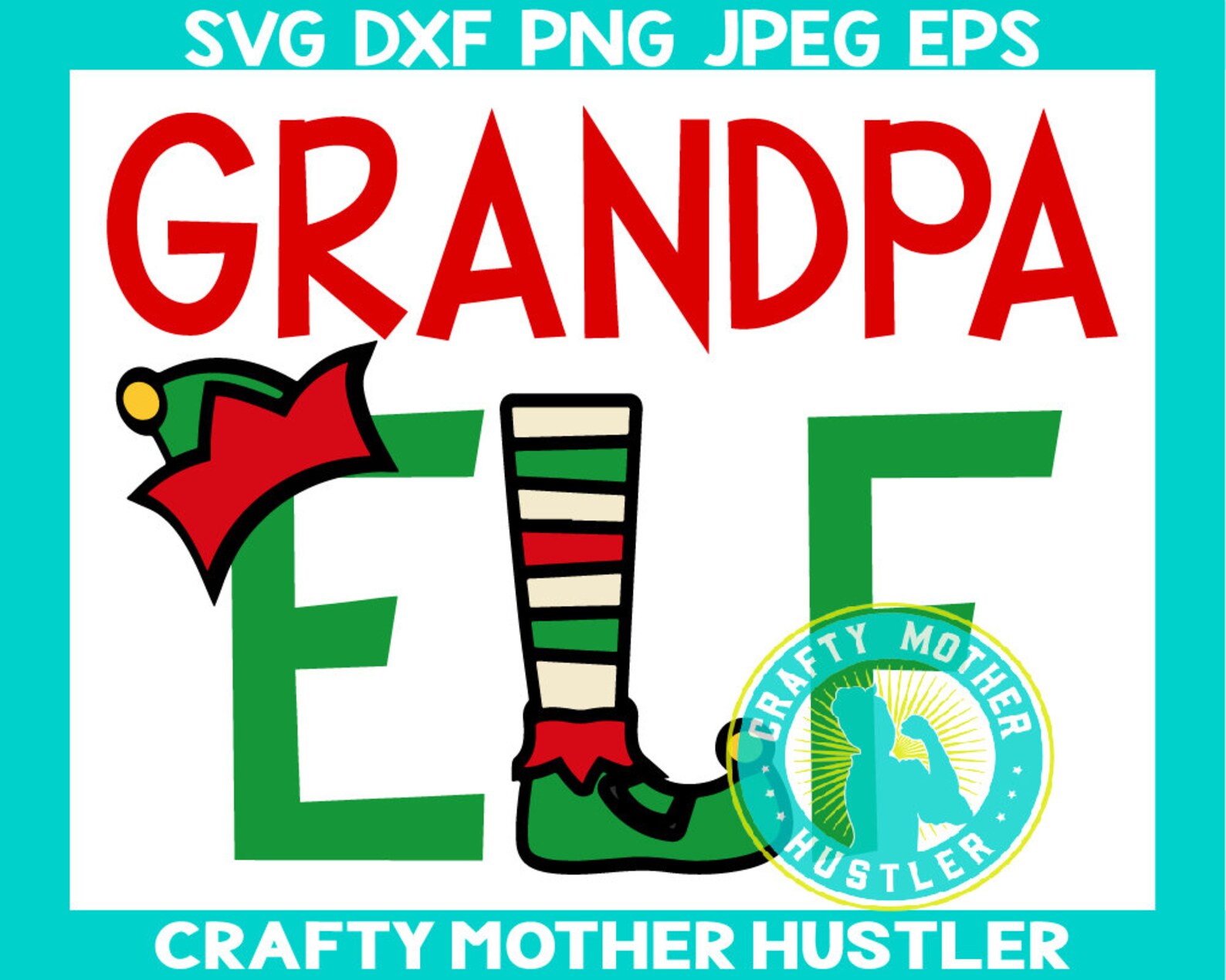 Download Grandpa Elf SVG Design Christmas saying svg Elf Hat svg Elf | Etsy