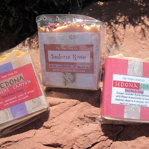Sedona Soap / Sedona Arizona Gifts  / Sedona vortex / Sedona Handmade / Arizona Gifts / Red rock soap /