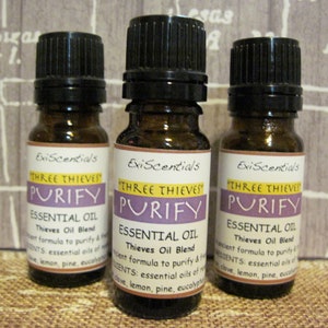 Thieves blend essential oil   Purify Diffuser oil  Cleansing essential oil  Air freshening aromatherapy  Purifying oil