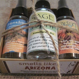 Smells like Arizona / Arizona gift set/ Arizona aromatherapy / Arizona essential oil sprays image 4