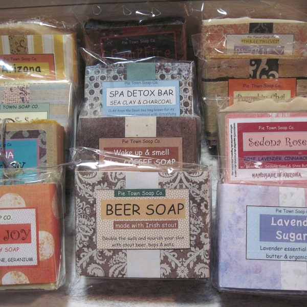 Handmade Soap / Gift soap / Pie Town Soap / Cold Process soap / Natural soap / Arizona Gift soap / AZ Gifts/