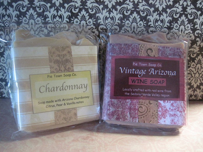 Wine soap / Red Wine Soap / Chardonnay soap / Wine gifts / Arizona wine soap / Arizona Gifts / Bild 1