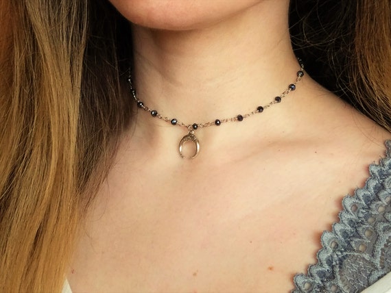 collier ras de cou corne collier ras de cou corne