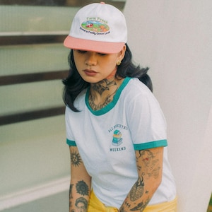 Farm Fresh Hat Weiss 5 Panel Cap
