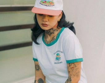 Farm Fresh Hat White 5 panel Cap