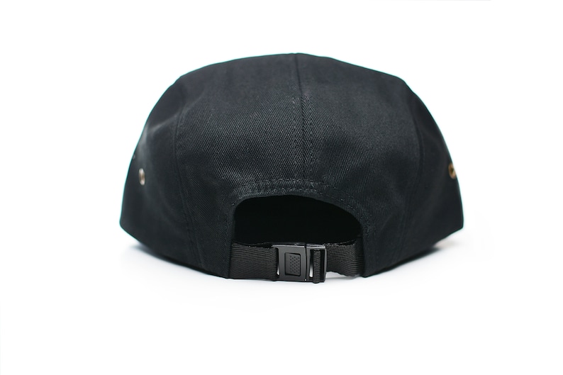 black suede 5 Panel hat image 7