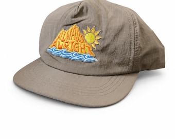 Ripstop Snapback Hat, Quick Dry Streetwear Cap