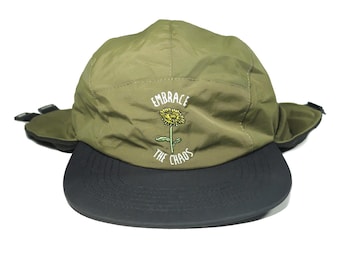 5 Panel Earflap Hat with Fleece Lining