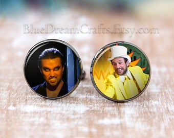 Dayman Cufflinks Fighter of the NIghtman Mens Geek Nerd Drama TV Show Cuff links Personalized Geekery Wedding Christmas Gift for dad