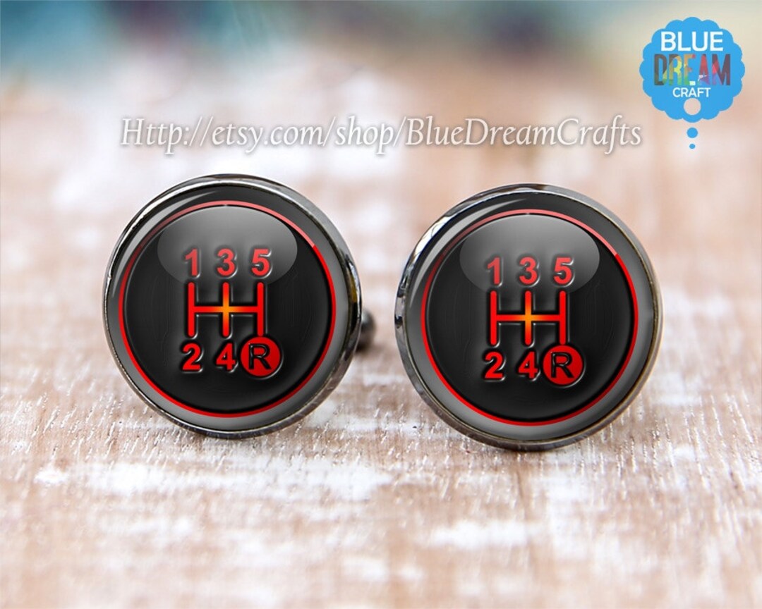 Mens Car Gear Shift Cufflinks Geek Nerd Cuff Links for Man Etsy