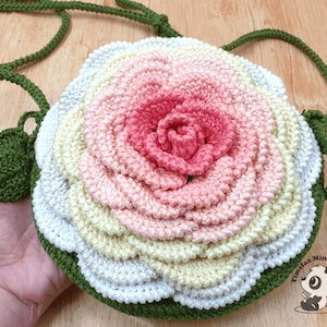 3D Rose Bag Crochet