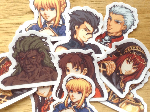 Fate Grand Order ステッカー、Fate ビニールステッカー、セイバー