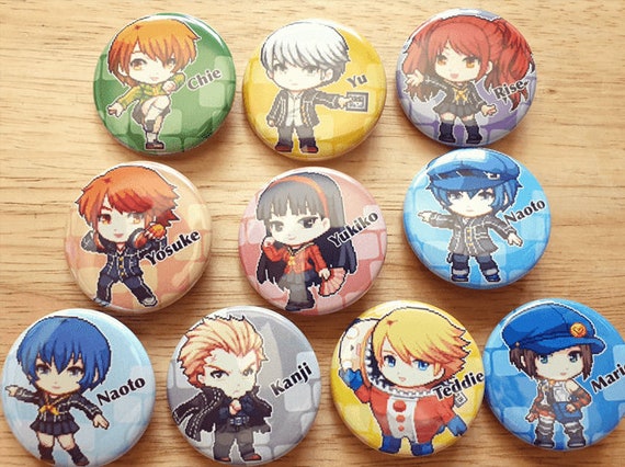 Persona 4 Acrylic Charms, Persona 4 Keychain, Persona 4 Acrylic Keychain,  Anime Phone Strap, Anime Keychain, Yu, Yosuke, Chie, Kanji, Rise 