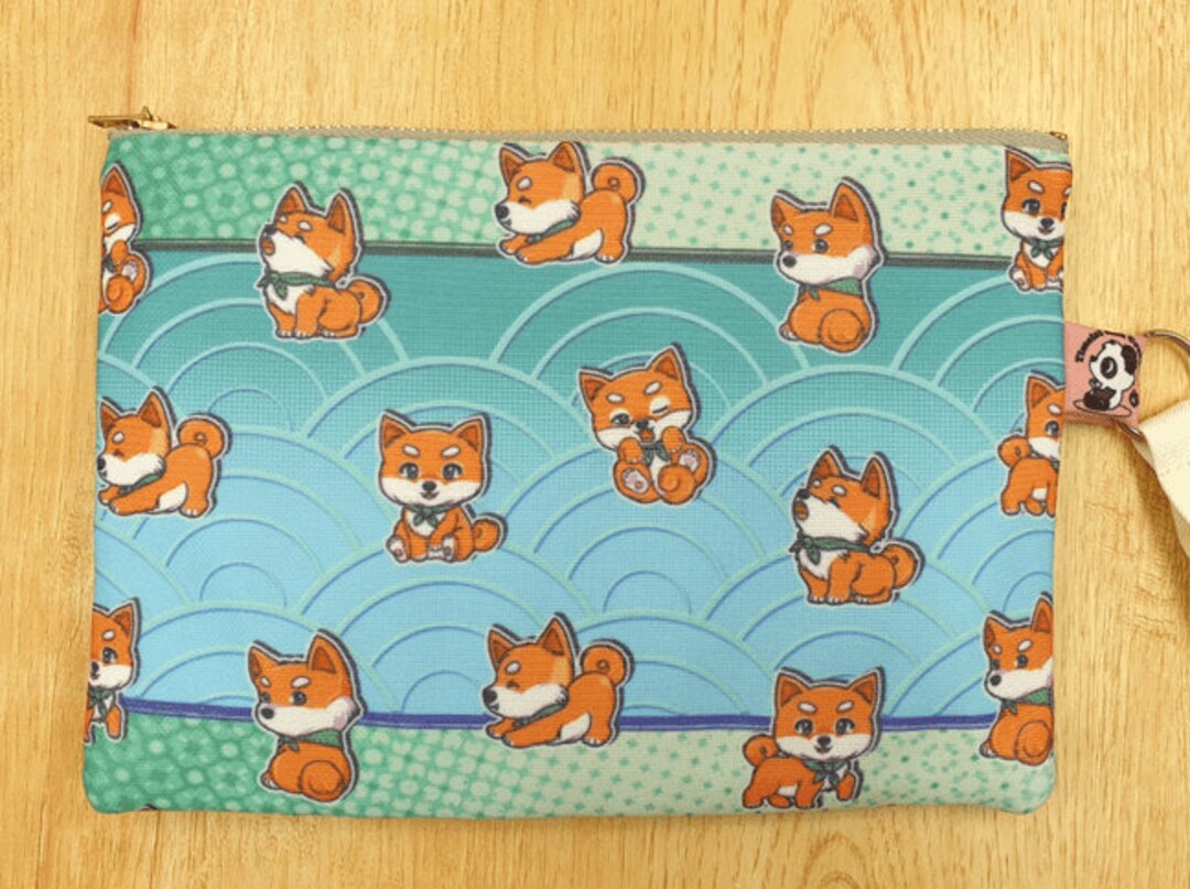 Dog Pupppy Shiba Inu Print Pattern Luggage Cover Protector