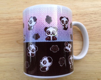 Panda mok, Panda keramische mok, Leuke panda mok, 11 oz mok, panda koffie mok, panda cup, panda lover cadeau, panda cadeau, panda