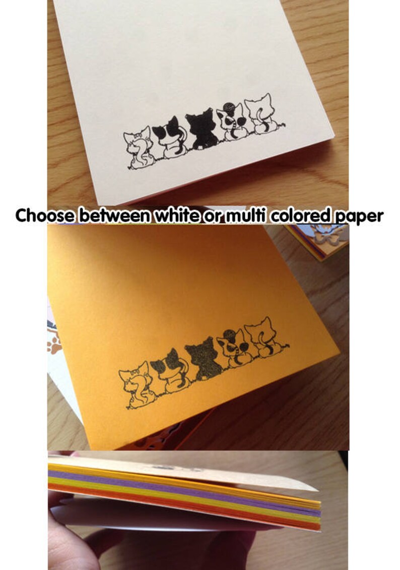 Personalized Notepad Cat Notepad A6 Notepad Custom Notepad Etsy