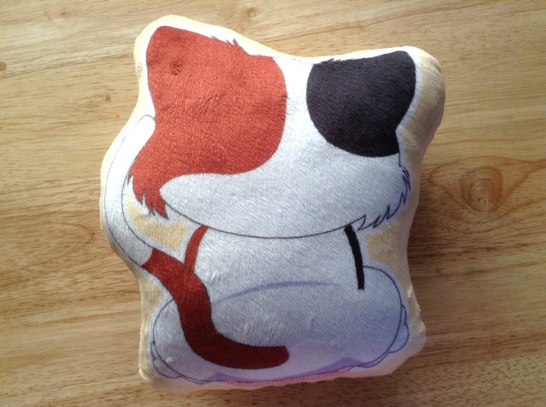 Calico Cat Pillow Double Sided Cat Plushie Pillow Cat Plush Etsy