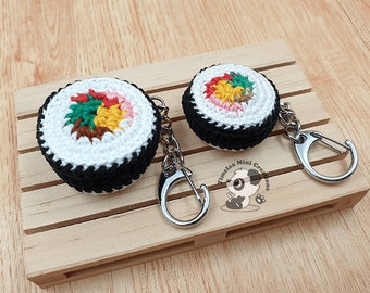 Sushi keychain Food Amigurumi Crochet