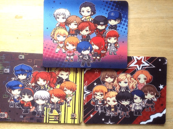Persona mousepads, anime mousepad, video game mousepads