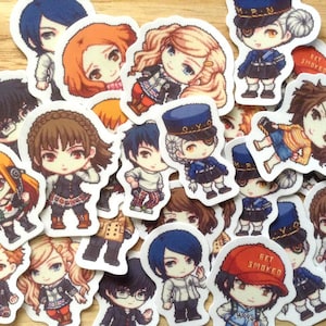 Persona Vinyl Stickers, Hero and Confidant Set