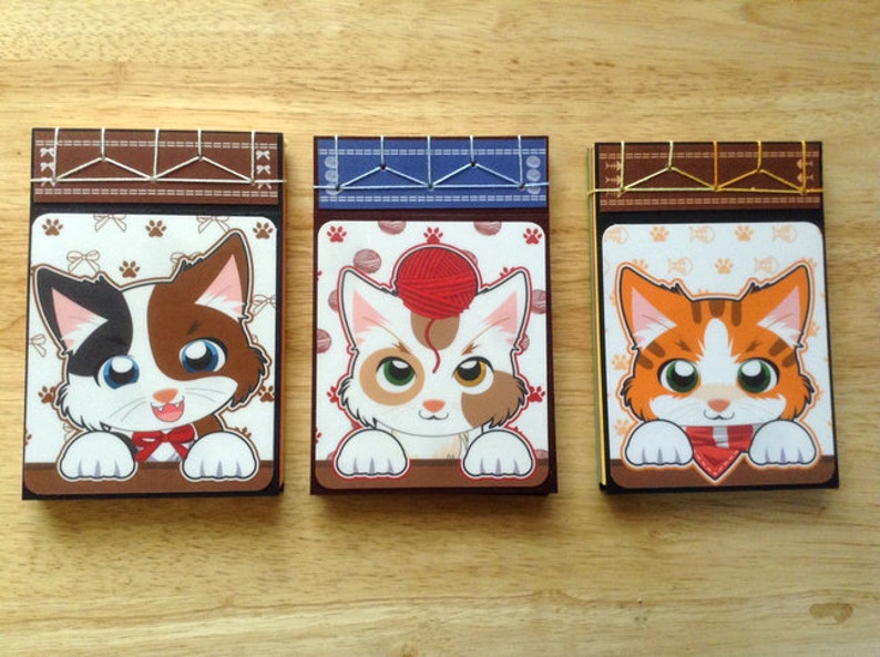 Personalized Notepad Cat Notepad A6 Notepad Custom Notepad Etsy