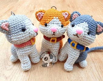 Cat Keychain Amigurumi Crochet