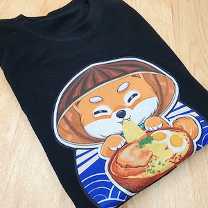 Shiba Inu Ramen Shirt, Shiba Inu Shirt, Unisex tshirt, unisex shirt, premium ring spun cotton, shiba shirt, ramen shirt, tshirt