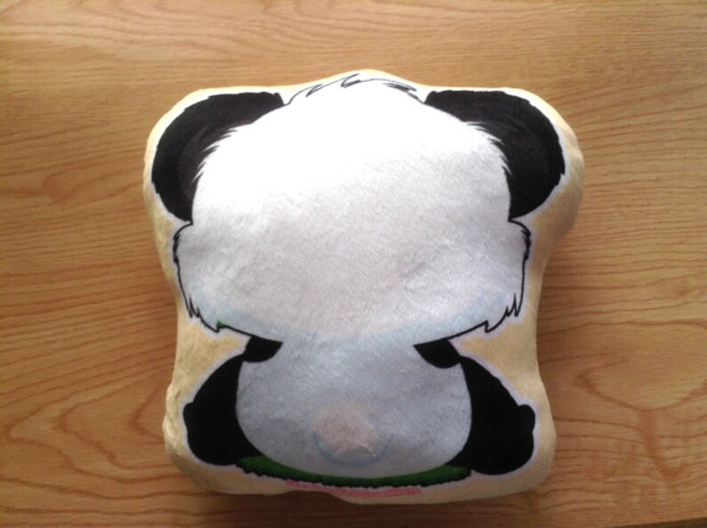 Panda Pillow Double Sided Panda Plushie Pillow Panda Plush Etsy