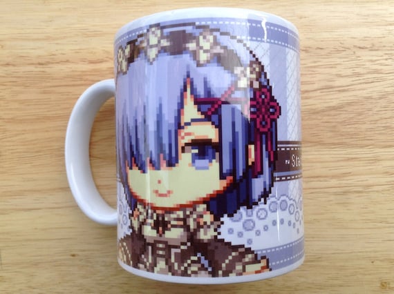 Details about / Anime Re:Zero Rem Emilia Cute Mug Porcelain Cup Water Cup Ceramic Cup Gift