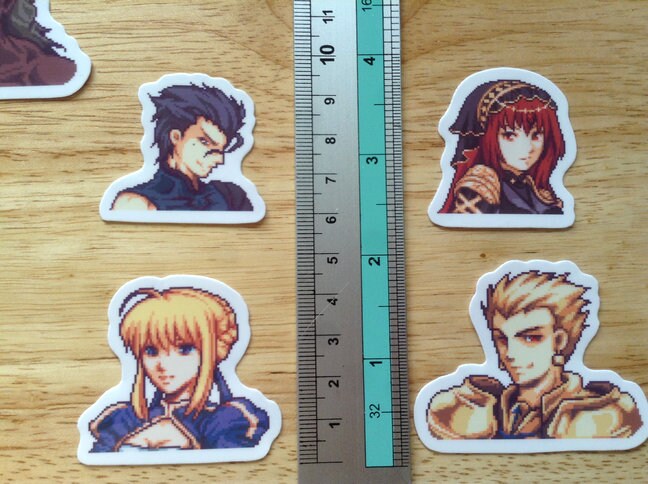 Fate Grand Order ステッカー、Fate ビニールステッカー、セイバー