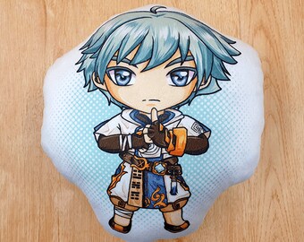 Genshin Impact Chongyun pillow, Chongyun plush, Chongyun, genshin impact, chibi, anime pillow, Stuffed pillow, persona plush, Double sided