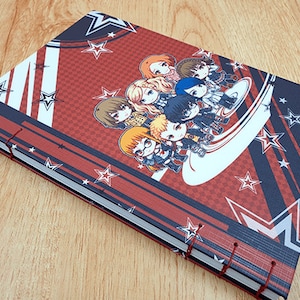 Handmade Persona Notebook, Lined, Blank or Dotted Journal