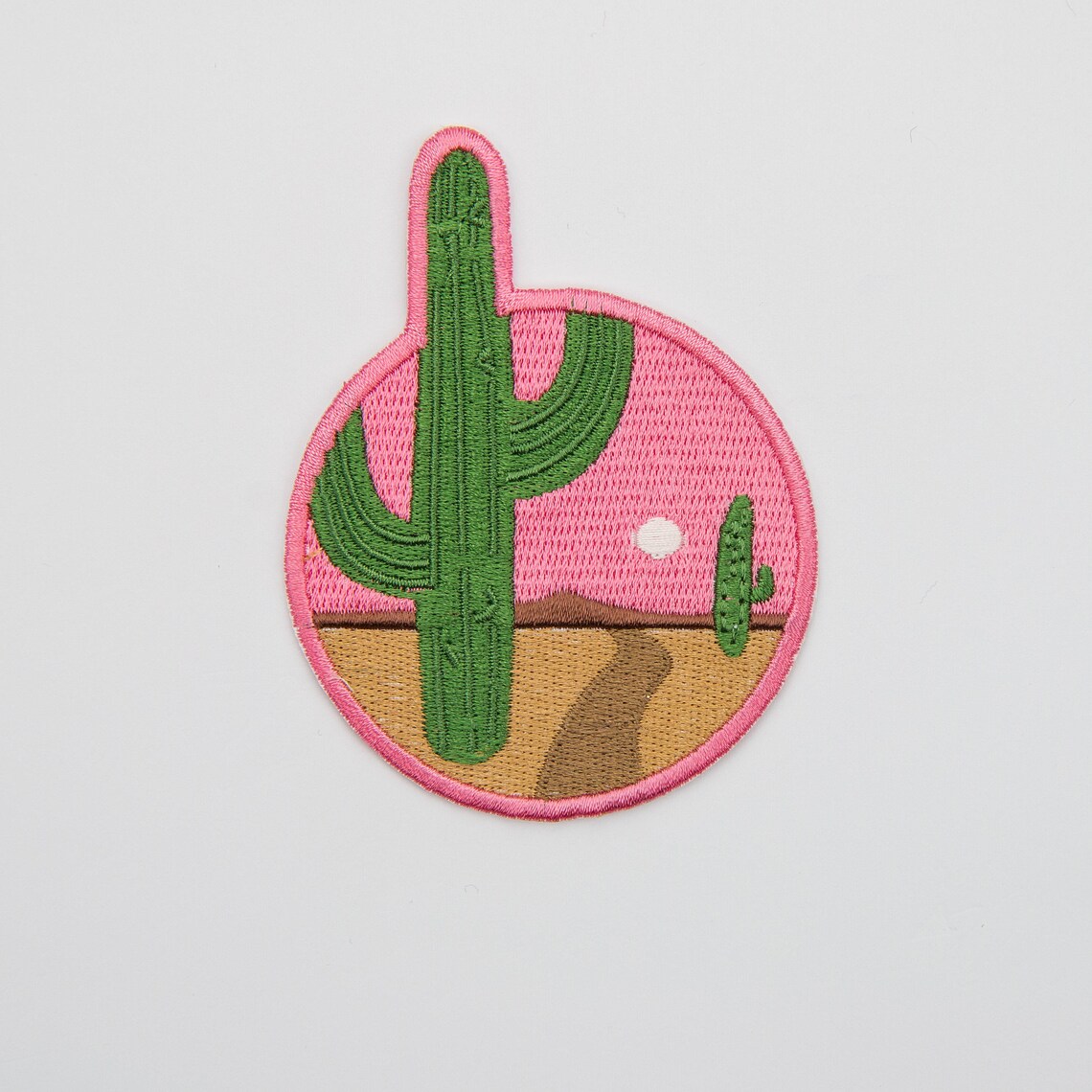 Cactus in the Desert Iron on Patch Traveller Gift Wanderlust Etsy
